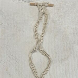 Macrame Two Hat Hanger
